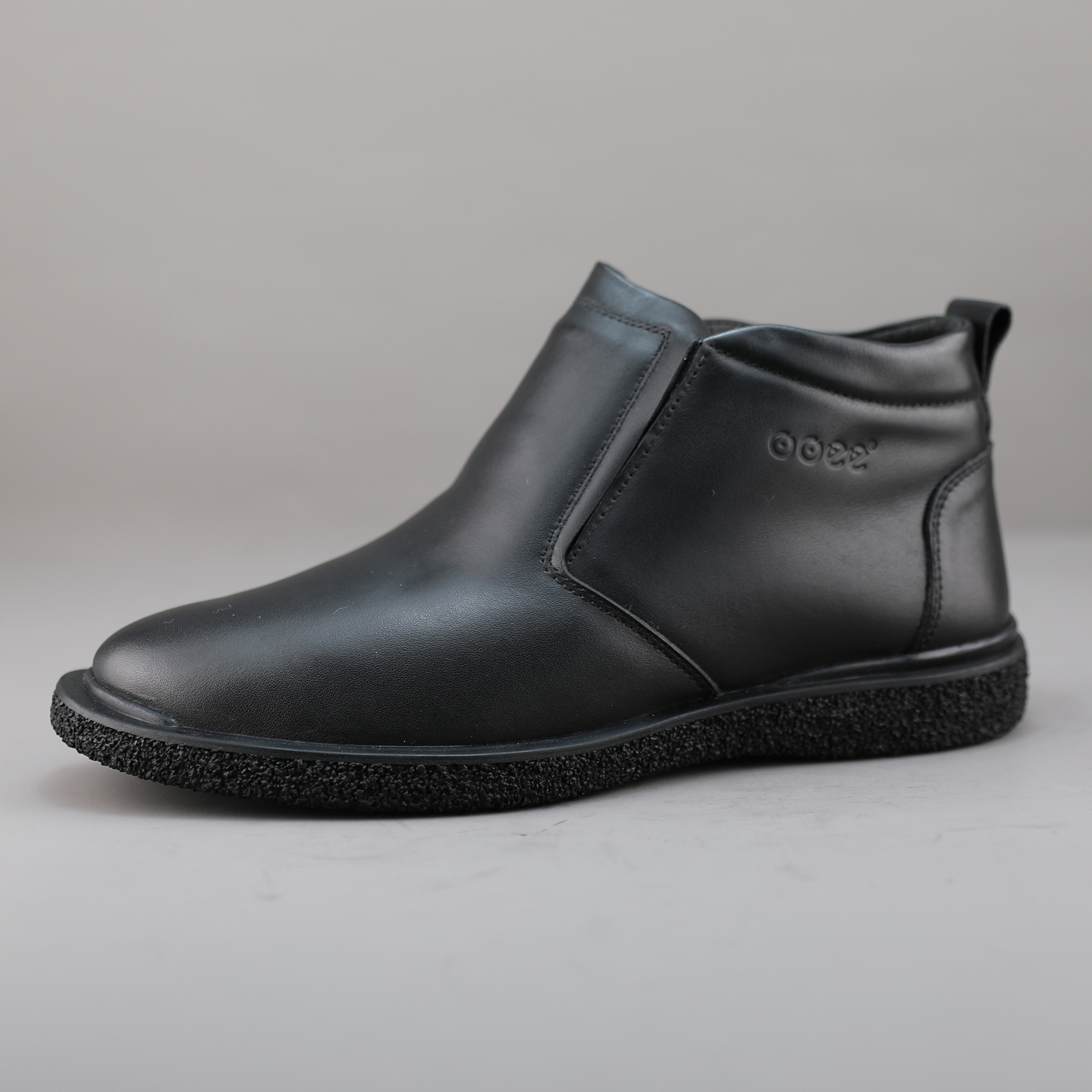 高端真皮男靴冬季英伦休闲皮靴加绒羊皮毛一体保暖棉靴切尔西靴男