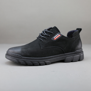 纯牛皮 头层牛皮低帮马丁鞋 捡漏高品真皮男鞋 英伦户外运动休闲皮鞋