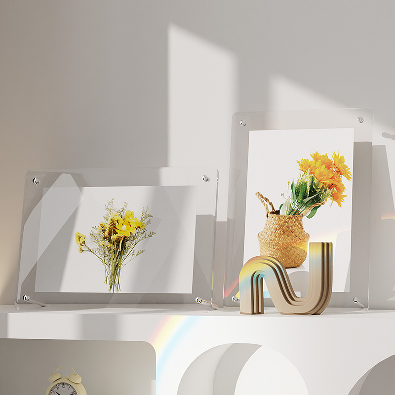 亚克力相框摆台照片海报装饰摆件