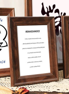 美式相框摆台复古画框挂墙6寸7寸8寸10寸 a4空框A3装裱4K开8k油画