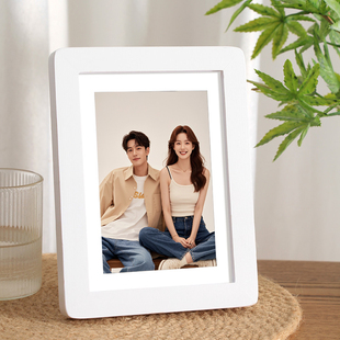 高级感实木相框摆台照片定制7寸8寸洗照片加打印做成相册桌面摆件