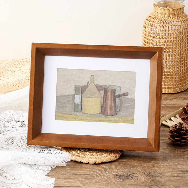 实木相框摆台洗照片画框装定制裱