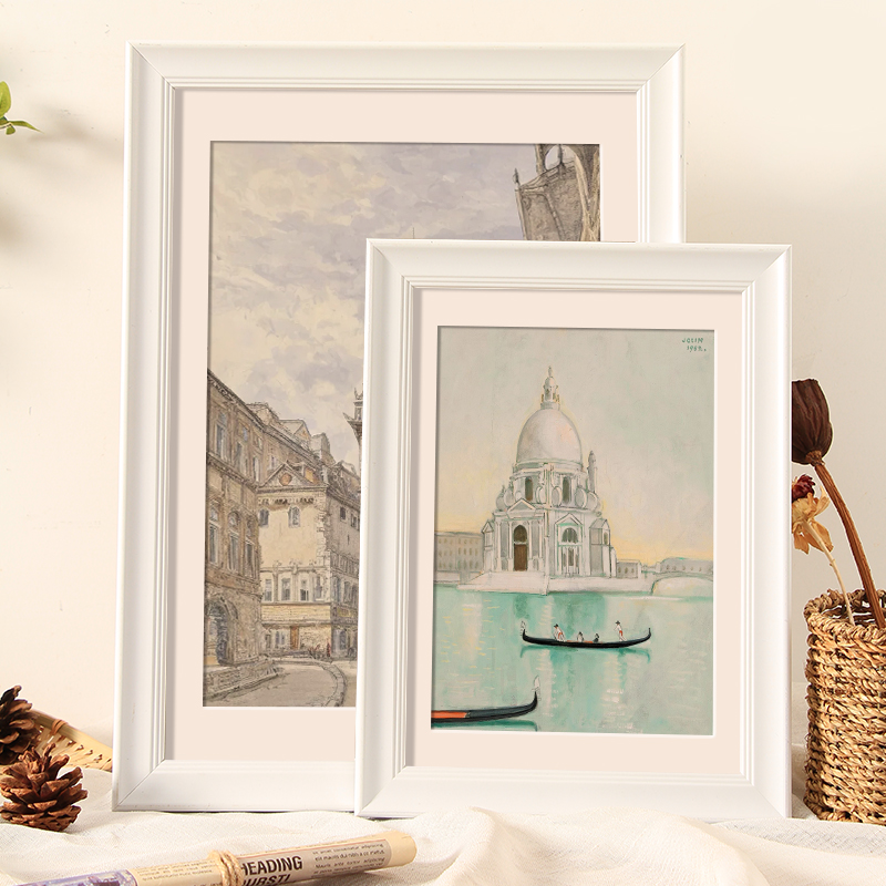 相框摆台油画装裱自装挂墙展示框