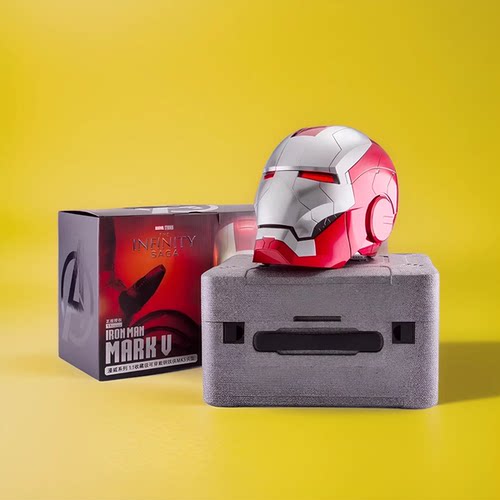 正版千世机甲MK5钢铁侠头盔