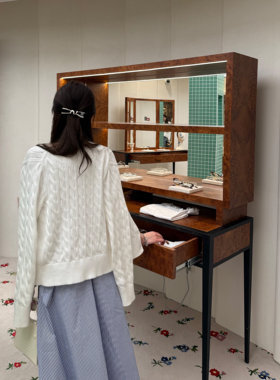 BlurIntoU【慵懒周末】复古麻花针织开衫女宽松显瘦百搭毛衣外套