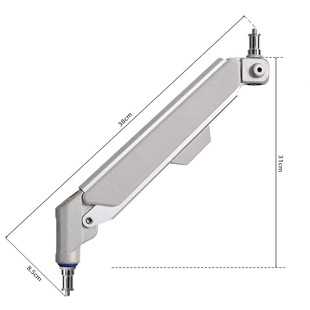 气压臂天地撑杆设备树桌面DIY相机支架配件 摄影工作室灯光拓展