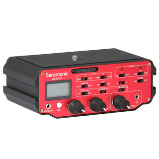 Saramonic/枫笛SR-AX107 单反相机麦克风混音器 摄像话筒调音录音