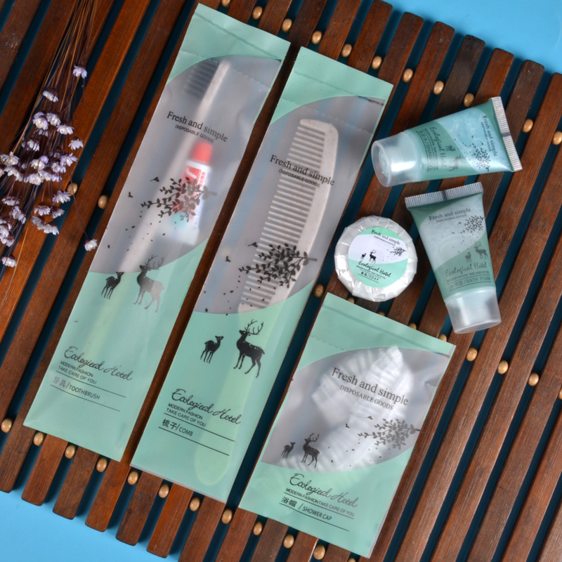 宾馆专用一次性软毛牙刷牙膏套装