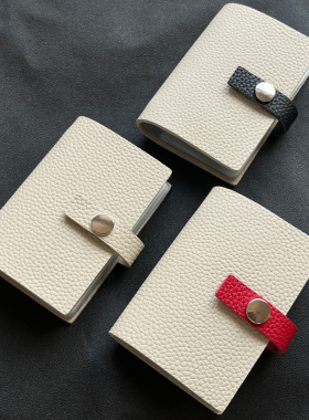 小众风卡包真皮大容量多卡位卡套男士防消磁女式名片卡夹头层牛皮