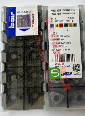 HM390 TDCR 1505PDFR-P28 伊斯卡数控刀具ISCAR正品刀片刀粒刀杆