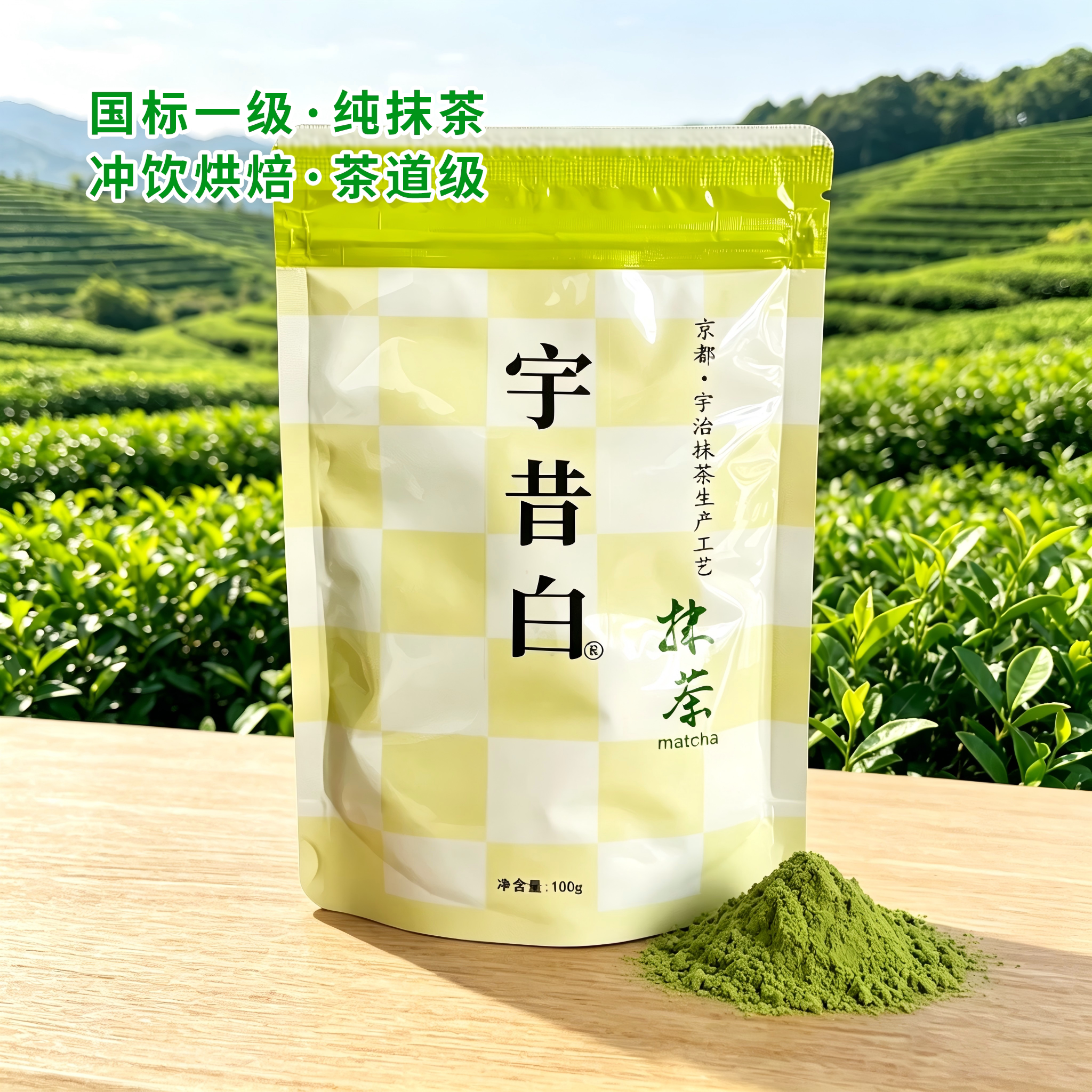 宇昔白烘焙抹茶甜品茶饮若竹等级