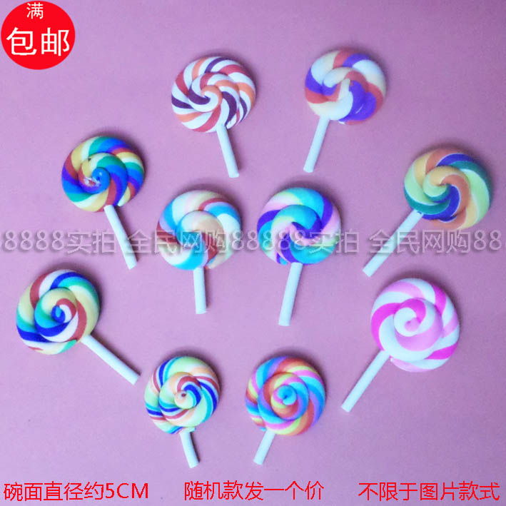 洋娃娃配件仿真迷你棒棒糖厨房零食儿童女孩食玩具过家家