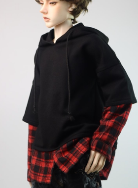 bjd娃衣BJD假两件外休闲外套