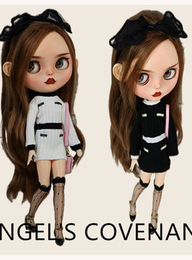 blythe娃衣 azone 裙  可儿小香风裙