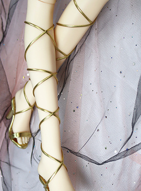 BJD3分DD罗马绑带鞋