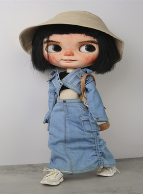 【现货】blythe娃衣工装长裙 夹克