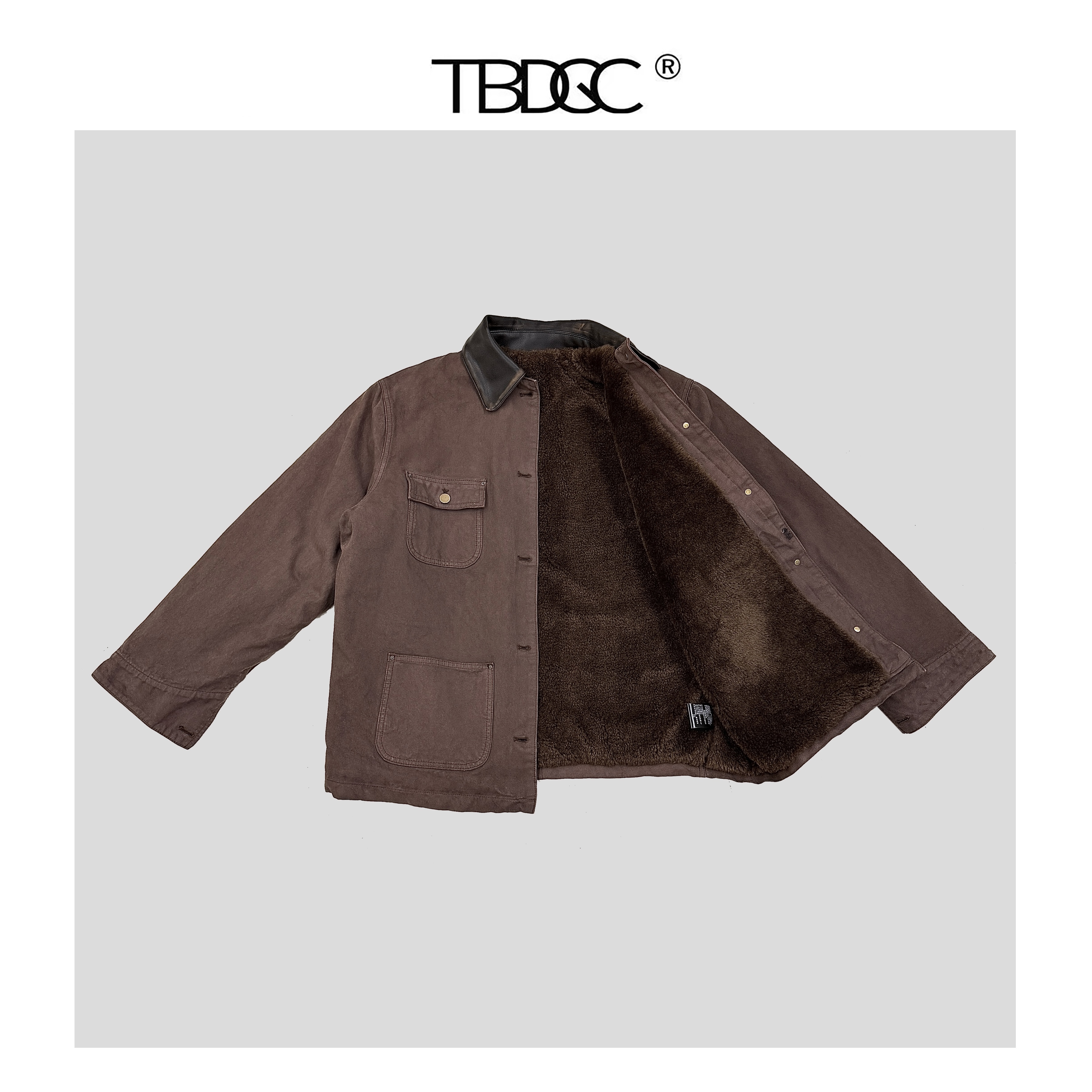 拉达系列复古工装风夹克