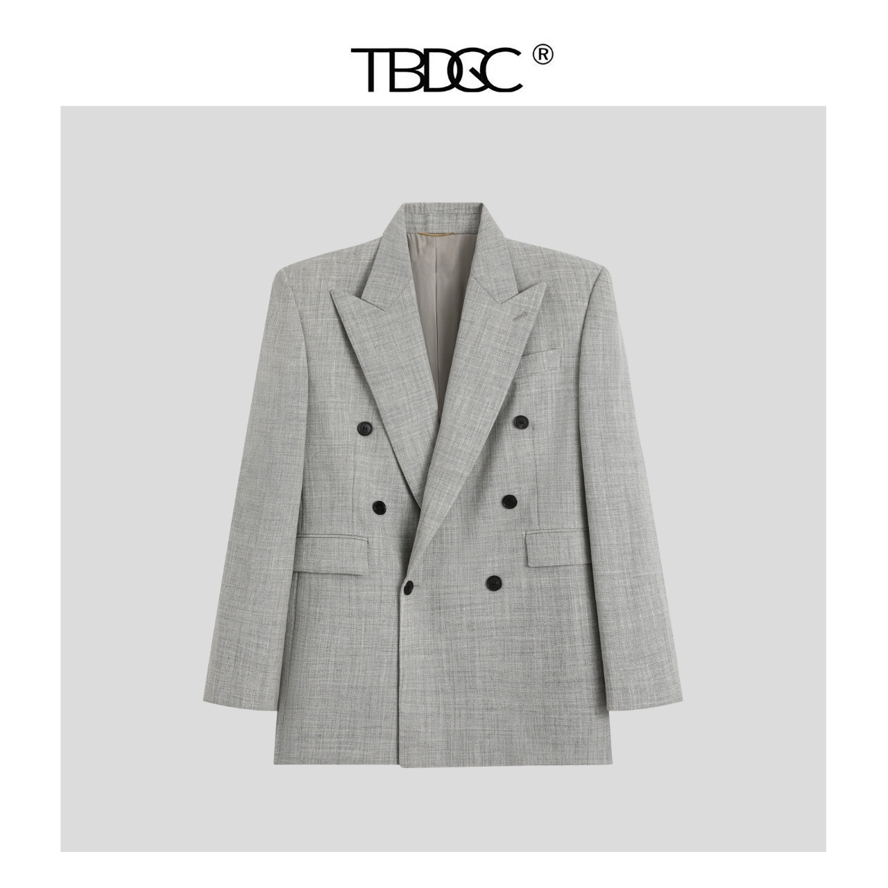 杨树林25早秋定制直角廓形西装