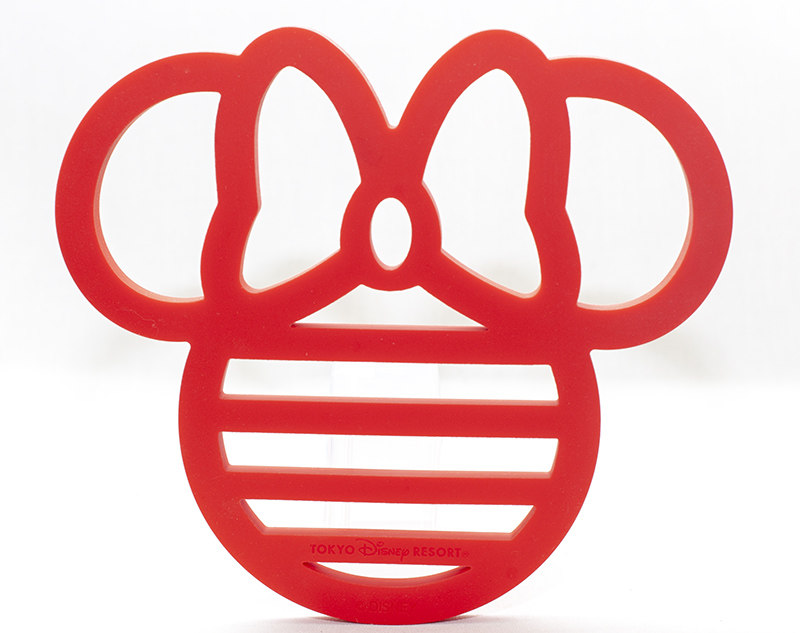 出岛国乐园 红色 米妮 镂空剪影 大橡胶垫 散装