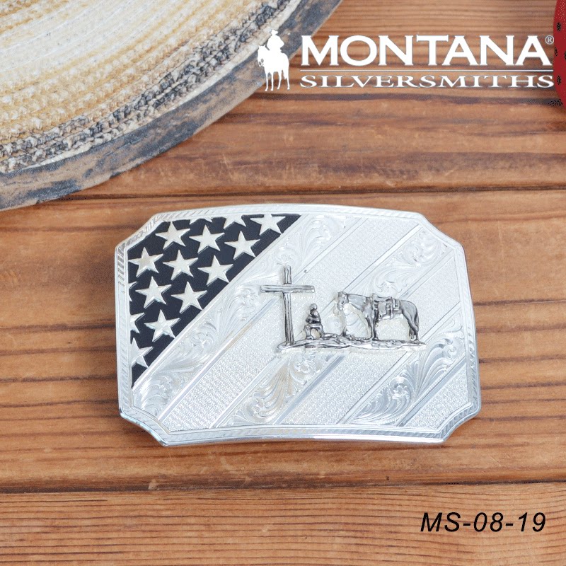 美国进口MONTANA西部牛仔装饰扣腰带扣 皮带腰带巴扣牛仔装饰扣
