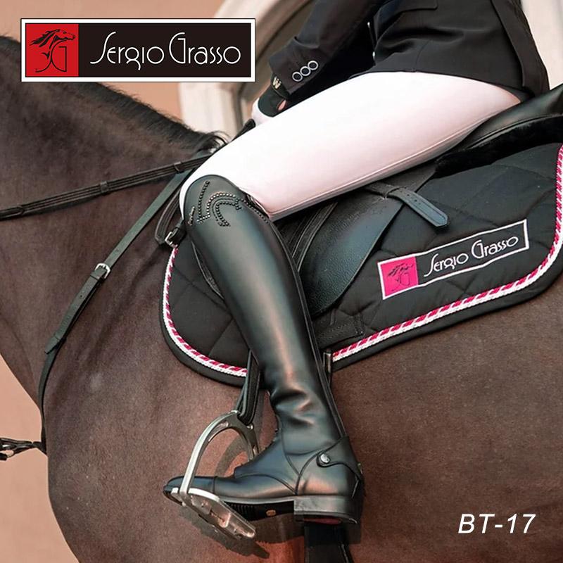 马术马靴长靴牛皮马靴