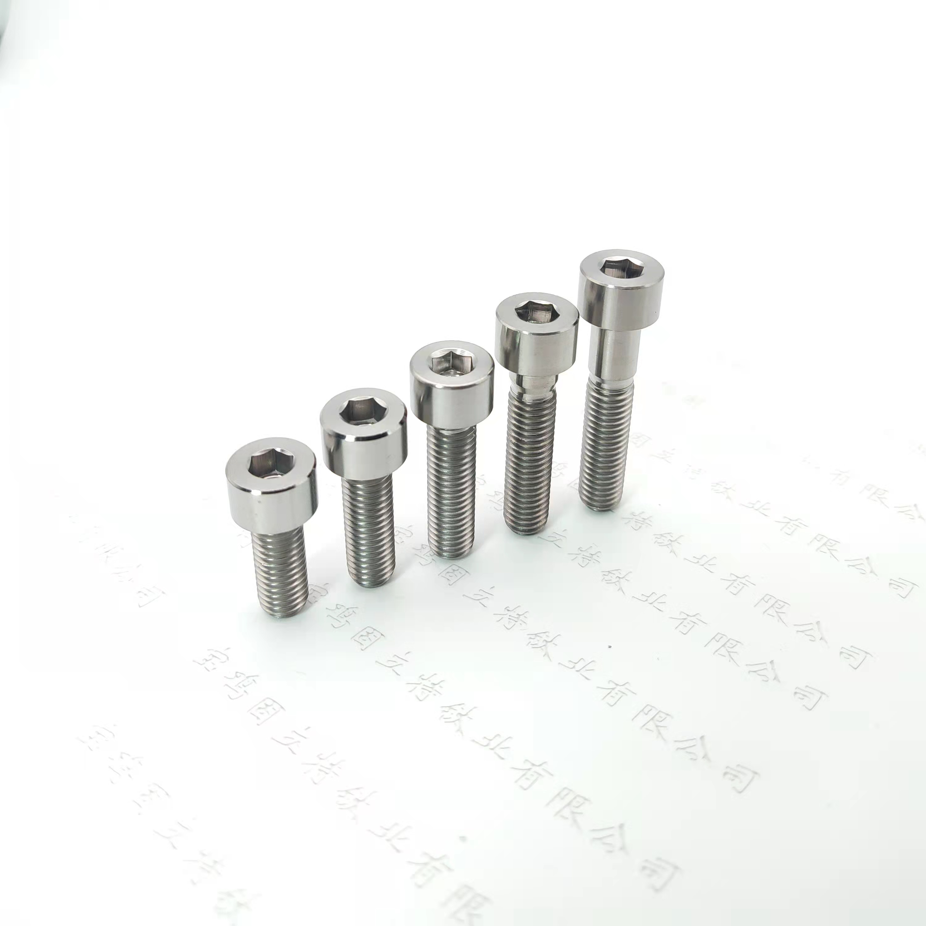 山地车钛合金螺丝圆柱头内六角M6