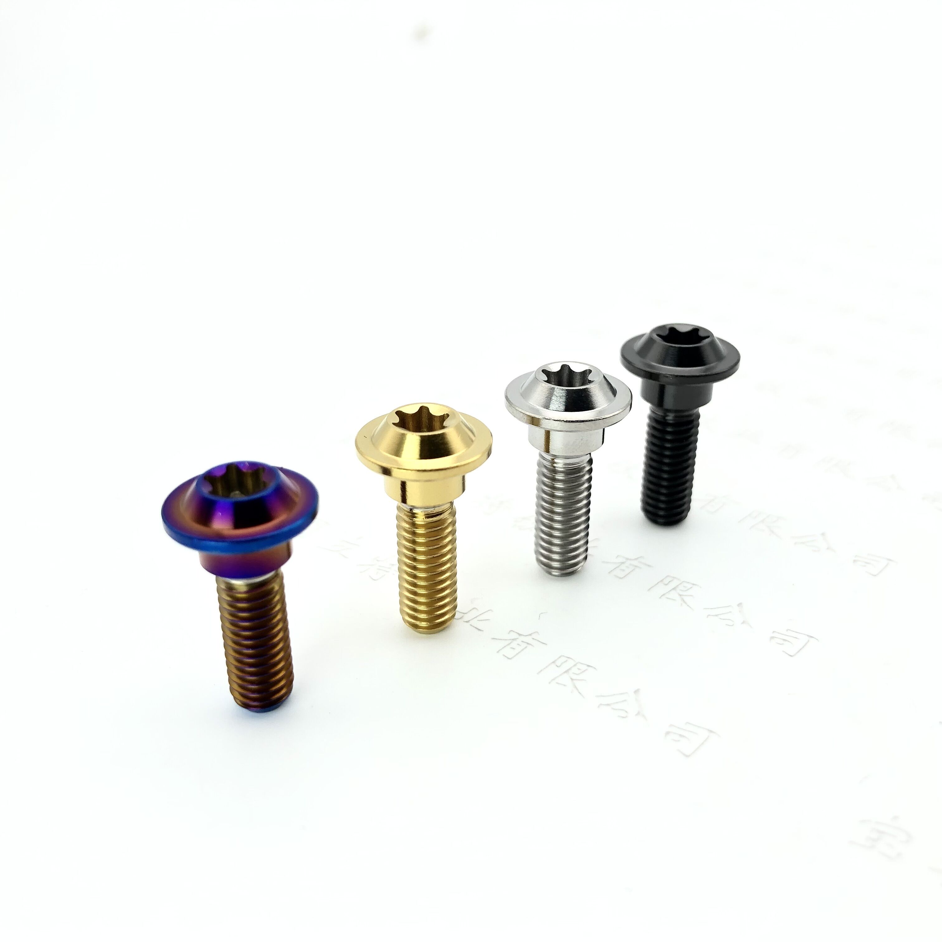 钛合金刹车盘台阶内梅花螺丝M6*20适用铃木GSX750雅马哈R1