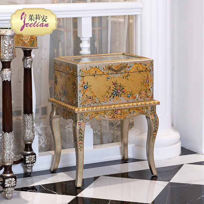 茱莉安法式复古别墅客厅装饰角几