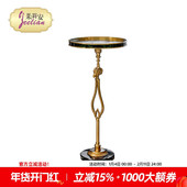 茱莉安家居法式 意式 轻奢艺术边几咖啡桌客厅沙发休闲领头羊角几