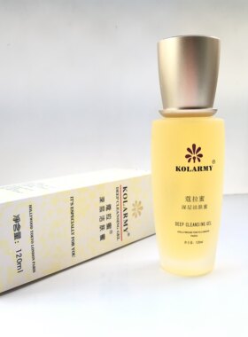 蔻拉蜜 深层洁肤蜜乳120ml控油深层清洁洗面奶洁面乳膏清爽不紧绷