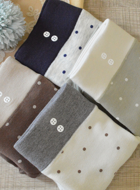 私物~秋冬软糯羊绒感女士内裤运动复古波点中腰加长裆三角裤0903A