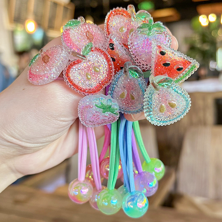 韩版发饰水果砂糖儿童绕绕头绳甜美小女孩高弹力扎马尾头绳长皮筋,童装/婴儿装/亲子装,发饰,淘宝优惠券,粉丝福利购,淘宝优惠卷