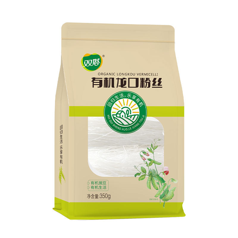 双塔正宗有机龙口粉丝速食粉丝350g/袋 凉拌 炒菜 火锅