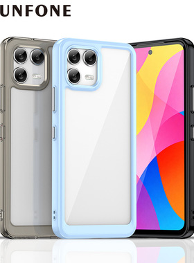 适用于T-Mobile REVVL 8 Pro手机壳T Phone 3 Pro手机保护壳透明亚克力炫彩全包防摔壳手机保护套防摔防刮