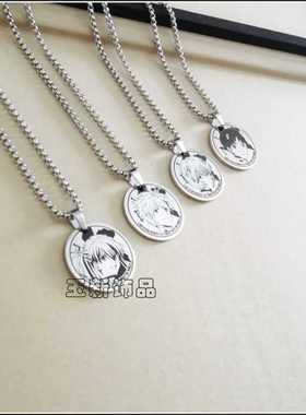 EVA新世纪福音战士周边项链初号机壹号机二号机吊坠挂件