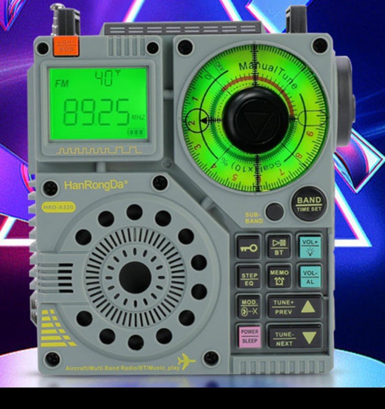 A320收音机航空短波中波调频mp3蓝牙音箱