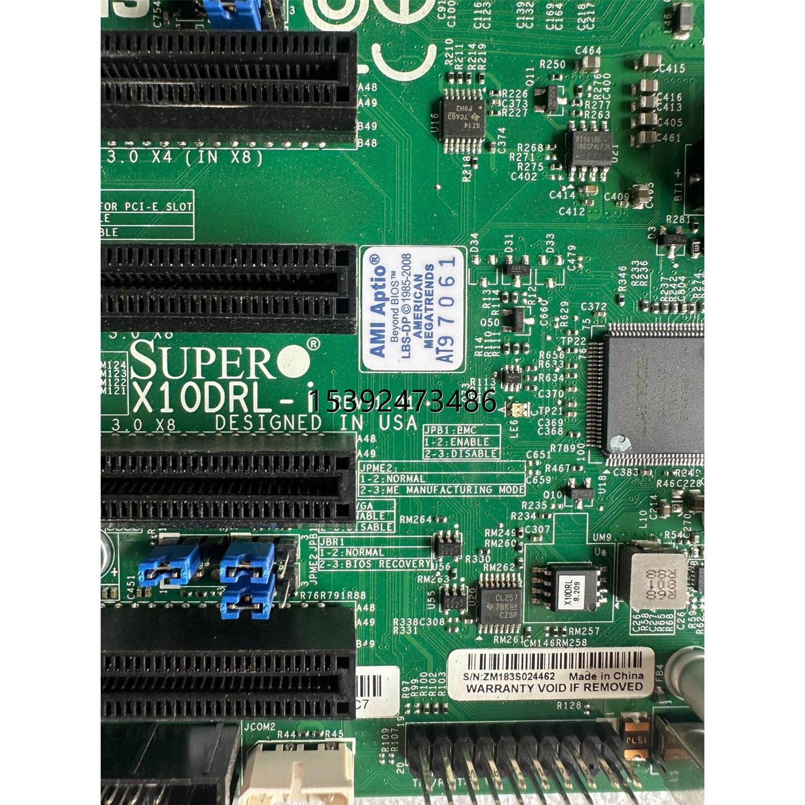 议价 原装拆机 超微/super x10drl-i 双路x99 服