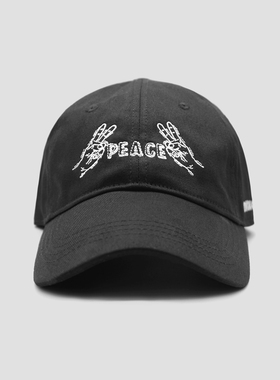 Mastermind WORLD x Marbled Cat MW1经典骷髅王反战刺绣潮弯檐帽