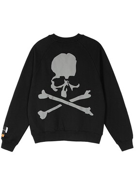 mastermind world 复线MMW MW213HD020 全棉立体印花圆领卫衣