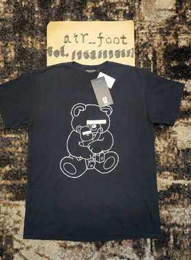 Undercover x Bearbrick夏季短袖t恤男圆领宽松打底MEDICOM联名款
