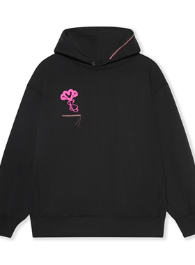 After Storm 23SS P05男士卫衣手工西秀高定高街潮流套头连帽外套