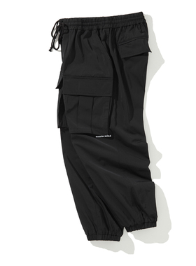 MASTERMIND WORLD CP1纯棉休闲经典裤骷髅大口袋字母刺绣工装裤