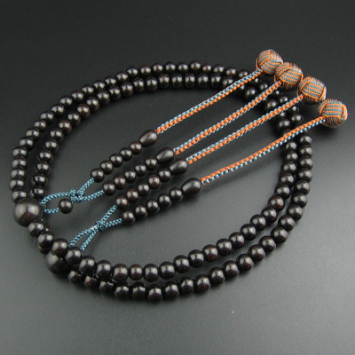 妙莲花黑檀108颗真言宗佛珠出口