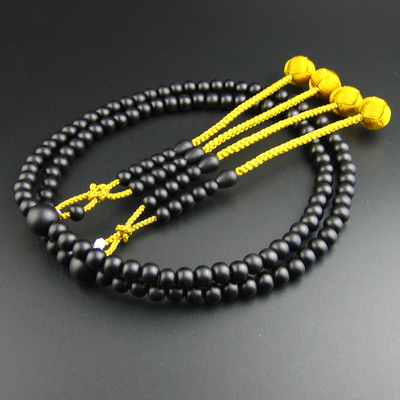 妙莲花御念珠真言宗108颗日本进口黑檀8mm小田卷房包邮