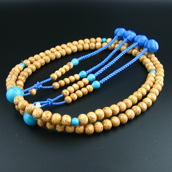 妙莲花日式108颗星月菩提包邮