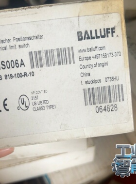 询价~巴鲁夫限位开关BNS006A BNS 819-100-R-1