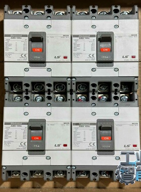 询价LS产电ABS103C3P75A100A空气开关原装拆
