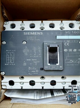 询价~3VL1705-1EH43-0AA050A断路器VL1