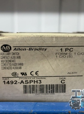 询价全新正品AB罗克韦尔1492-ASPH3断路器辅助触点