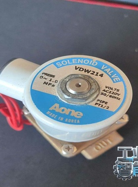 询价韩国Aone电磁阀VDW214型号AC220V50/